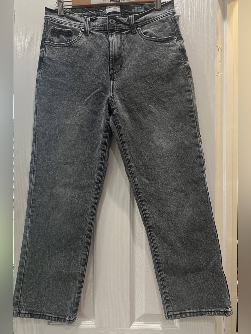 Kensie Black Washed High Rise Jeans size 28